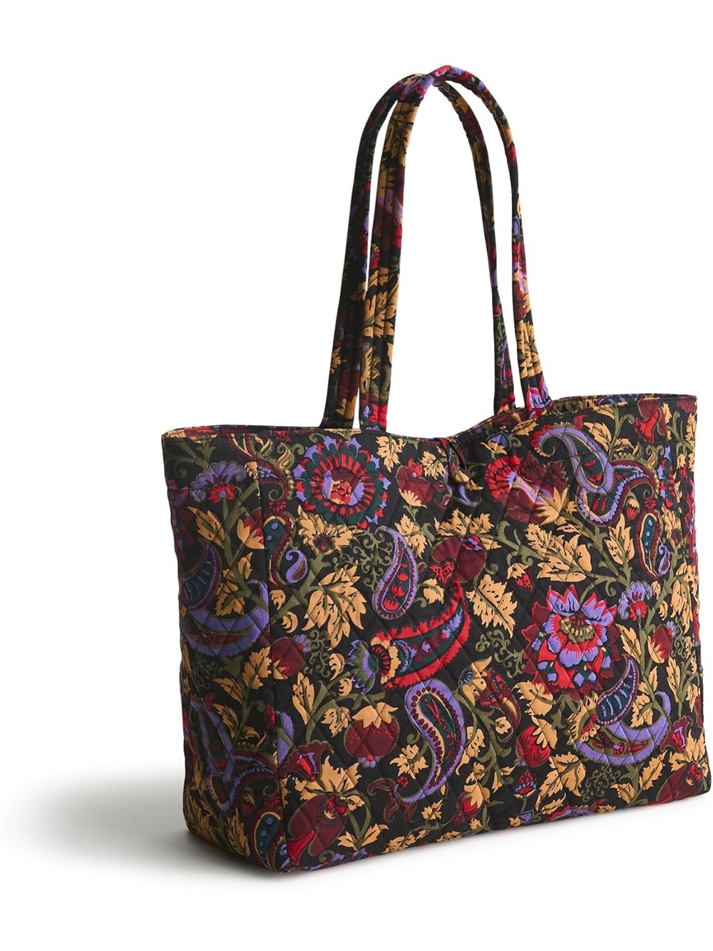 New Vera Bradley Multicolor Floral Paisley and Blooms Hathaway Tote Bag